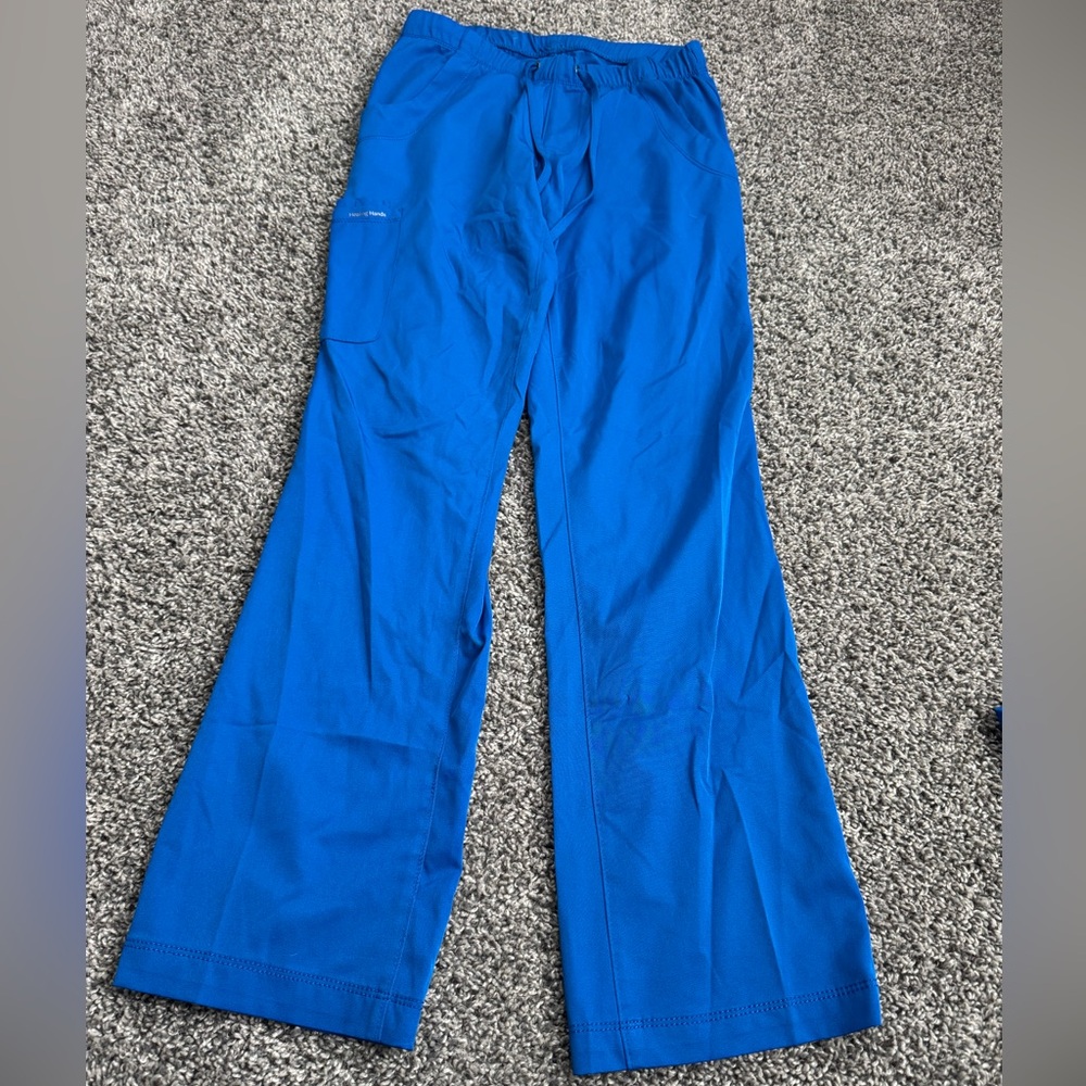 Healing Hands Vibrant Blue Scrubs